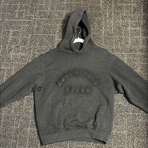Essentials Charcoal Hoodie